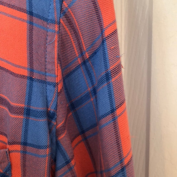Gap Drapey Plaid Boyfriend Flannel Shirt - Picture 4 of 4